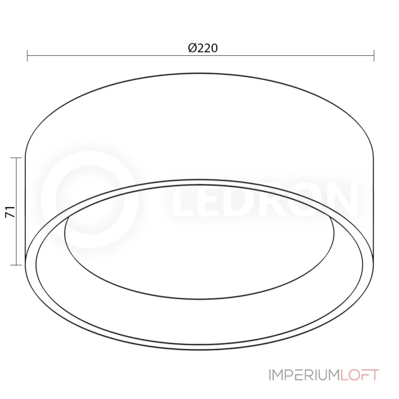 Накладной светодиодный светильник LeDron SUITABLE LARGE White YA-4520CR от ImperiumLoft Накладной светодиодный светильник LeDron SUITABLE LARGE White YA-4520CR от ImperiumLoft