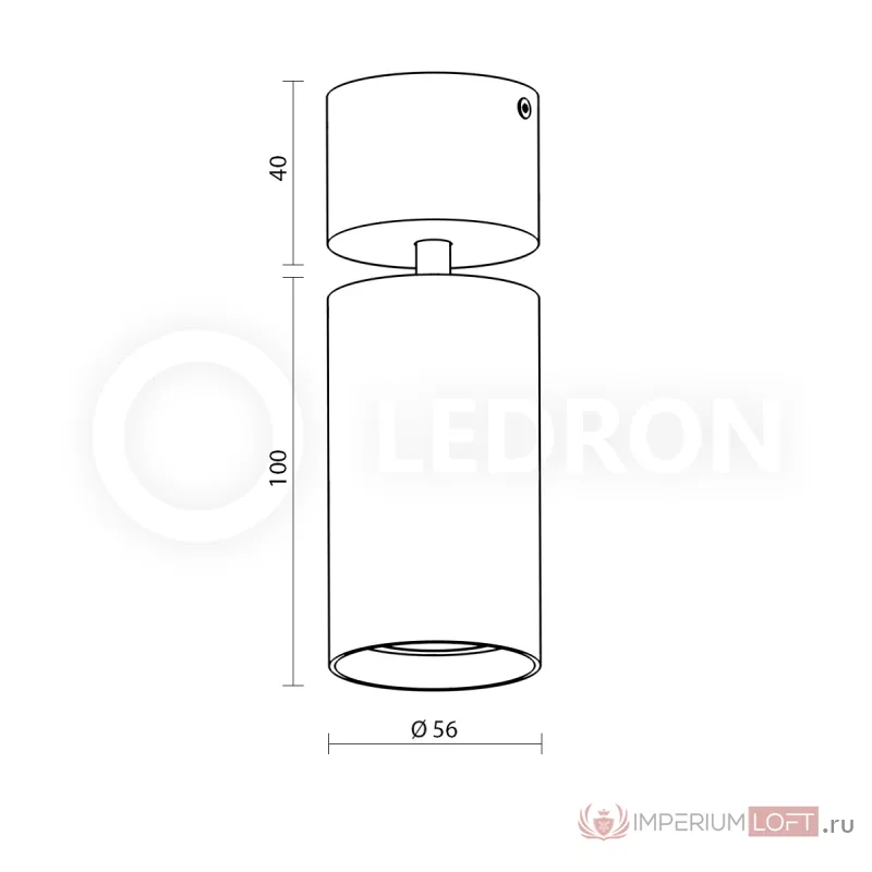 Накладной светильник Ledron MJ1184 White от ImperiumLoft