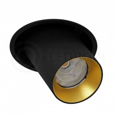 Встраиваемый поворотный светильник LeDron EVA DANNY MINI Black-Gold от ImperiumLoft