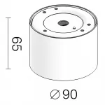 Накладной светодиодный светильник LeDron LXS0812-8W 4000K