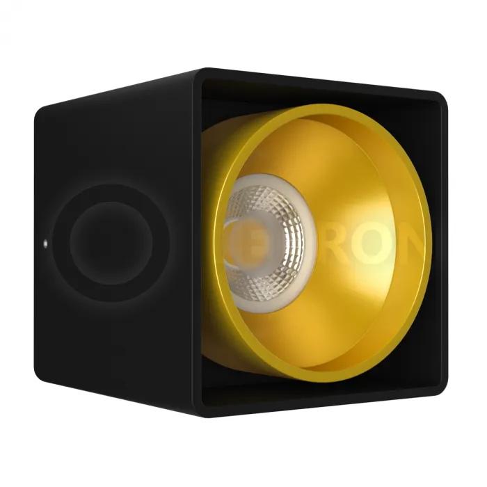 Накладной светильник Ledron KEA ED GU10 Black-Gold от ImperiumLoft
