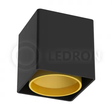 Накладной светильник Ledron KEA ED GU10 Black-Gold от ImperiumLoft