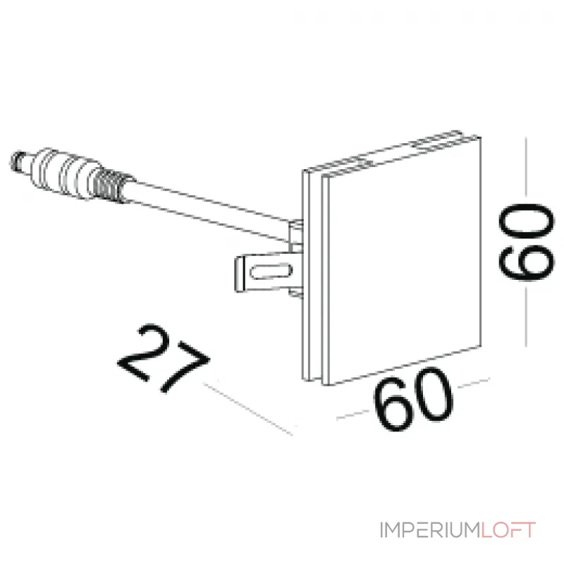 Светодиодный встраиваемый светильник Ledron ODL043-Alu от ImperiumLoft Светодиодный встраиваемый светильник Ledron ODL043-Alu от ImperiumLoft