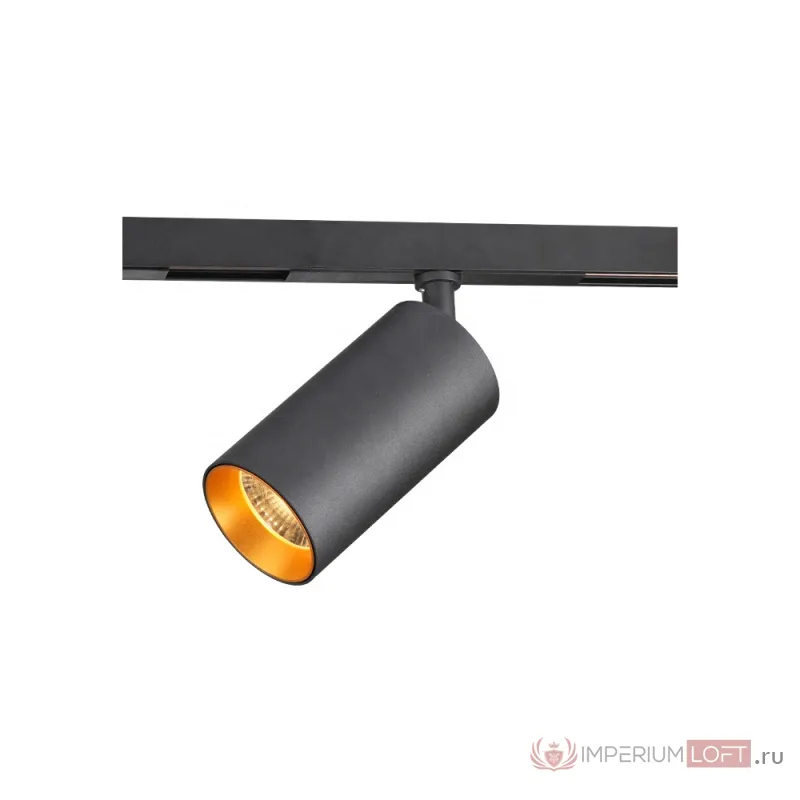 Светодиодный светильник LeDron Sagi S60 48V 3000K 12.5W 1150Lm Black для магнитных треков от ImperiumLoft