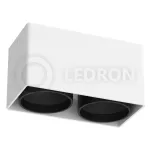Накладной светильник Ledron KEA 2 ED GU10 White-Black