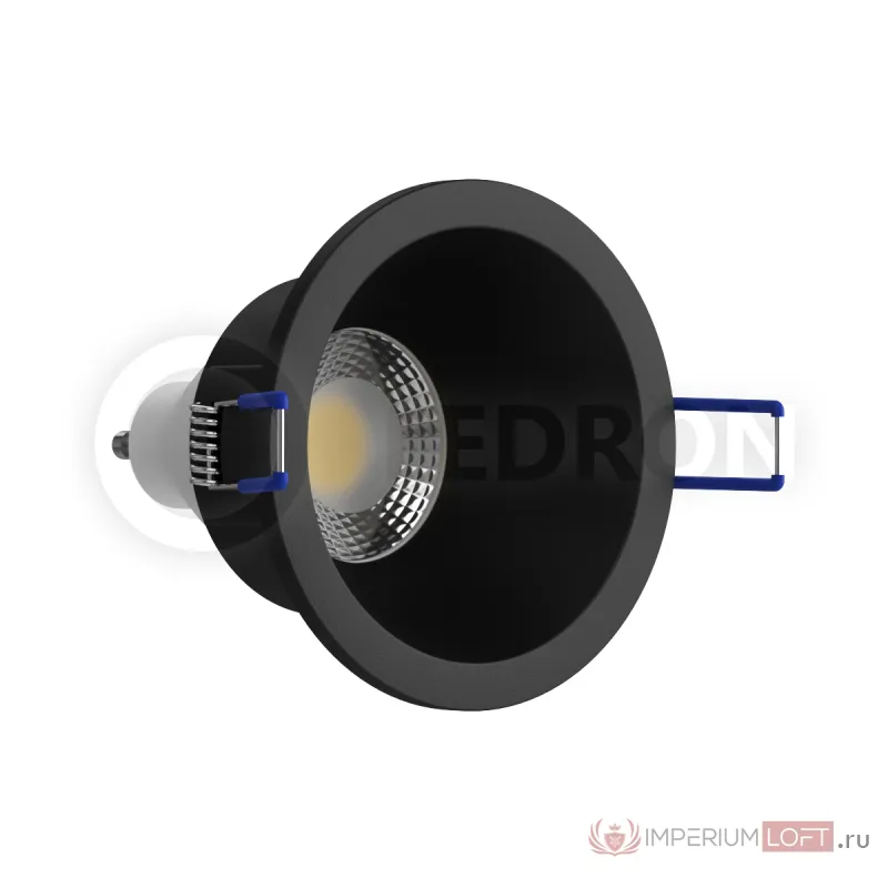 Встраиваемый светильник LeDron AO1501010 black от ImperiumLoft
