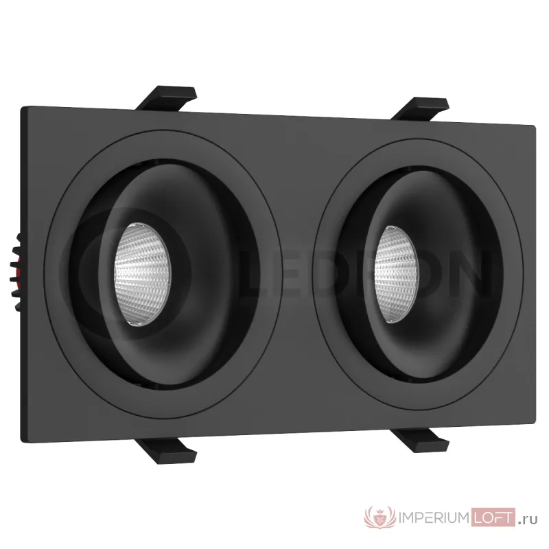 Встраиваемый поворотный светильник LeDron MJ-1006GB 3SQ от ImperiumLoft