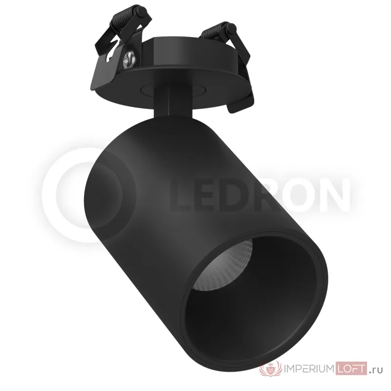 Встраиваемый поворотный светильник LeDron MJ-1077-Black от ImperiumLoft