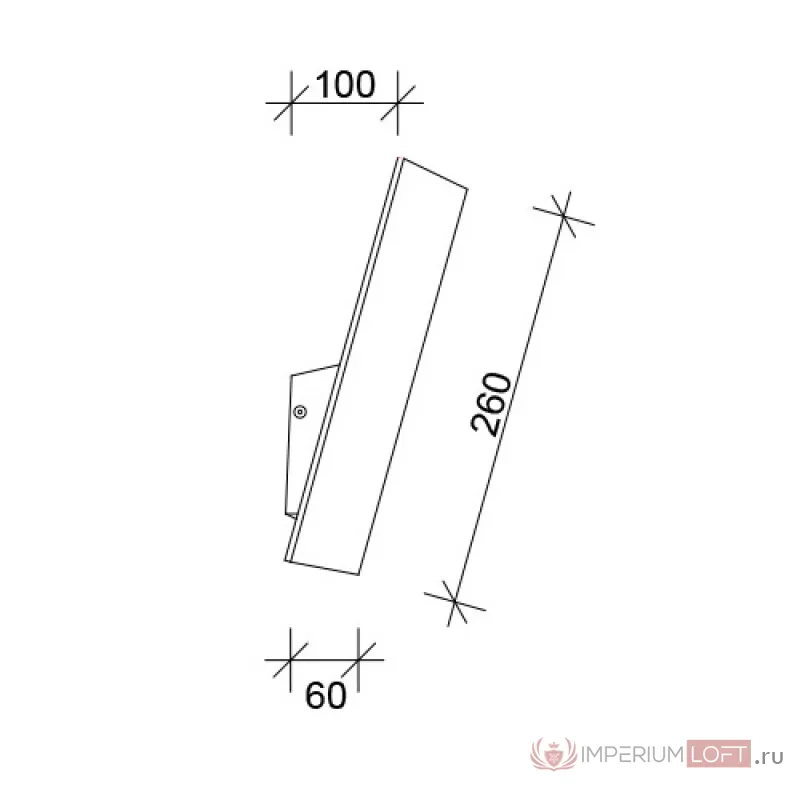 Светодиодное бра Ledron LD12260/6W White от ImperiumLoft