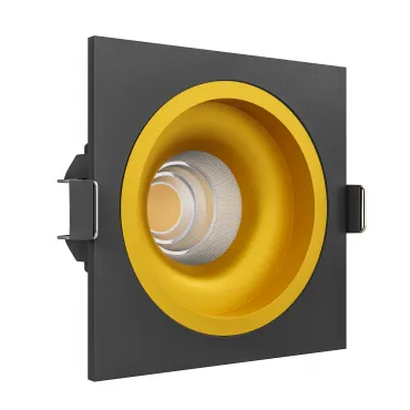 Встраиваемый светодиодный светильник LeDron LEVEL SQ 1 GOLD/BLACK