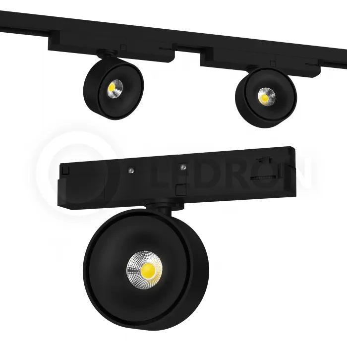 Светодиодный светильник LeDron MJ-1180 Black для треков от ImperiumLoft