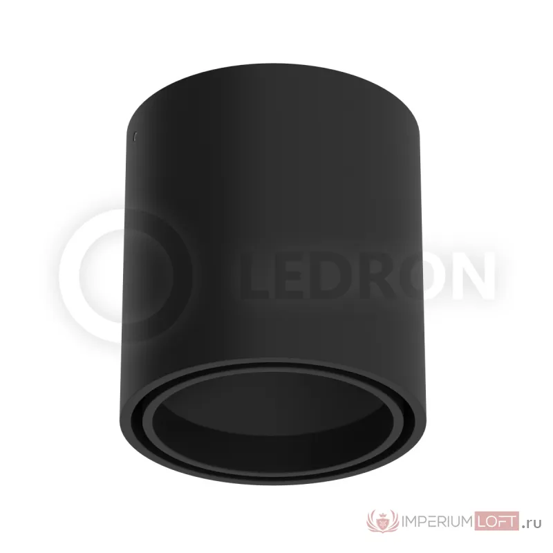 Накладной светильник Ledron KEA R ED GU10 Black от ImperiumLoft