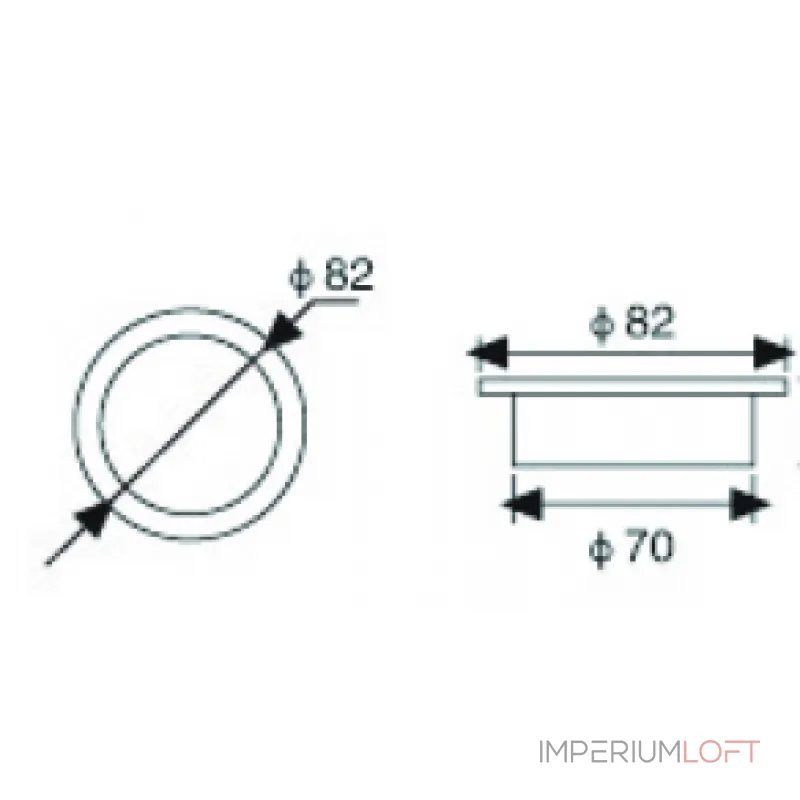 Светильник встраиваемый LeDron AO1501001 white
