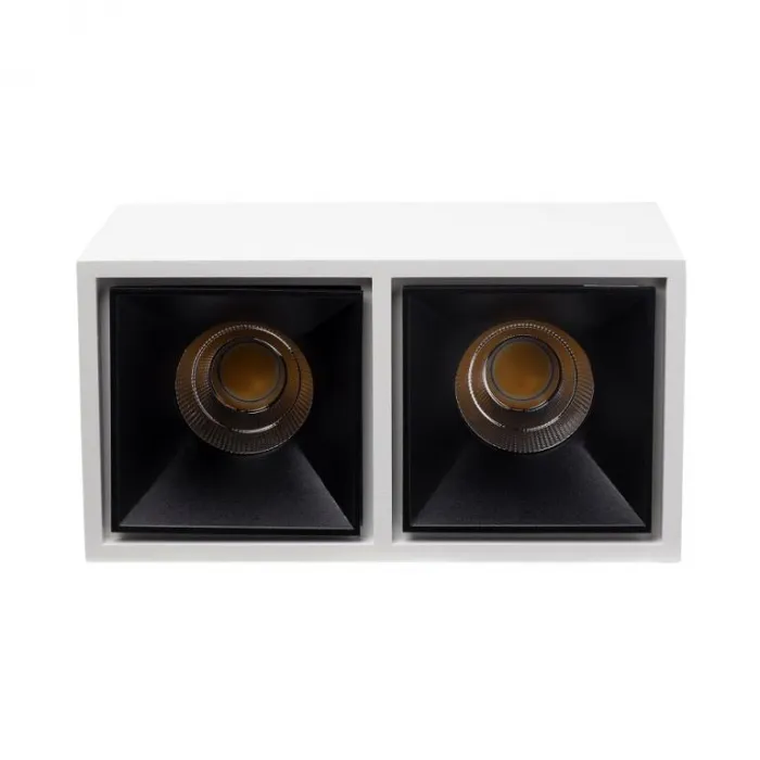 Накладной светодиодный светильник Ledron KUBING 2 White-Black от ImperiumLoft