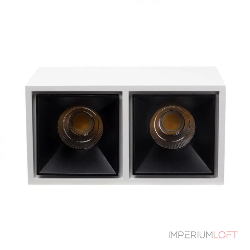 Накладной светодиодный светильник Ledron KUBING 2 White-Black