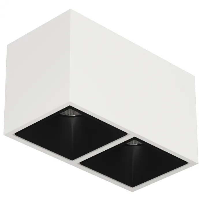 Накладной светодиодный светильник Ledron KUBING 2 White-Black от ImperiumLoft