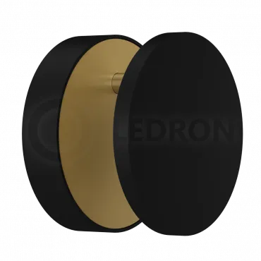 Светодиодное бра LeDron UFO G2 Black-Gold