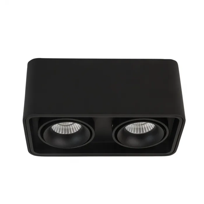 Накладной светодиодный светильник LeDron TUBING 2 Black от ImperiumLoft