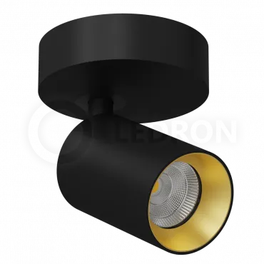 Накладной светодиодный светильник Ledron SAGITONY R60 Black-Gold