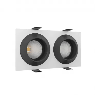 Встраиваемый светодиодный светильник LeDron GIZA MINI SQ 2 White/Black