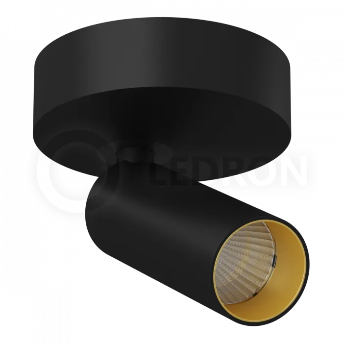 Накладной светодиодный светильник LeDron SAGITONY R40 Black Gold от ImperiumLoft