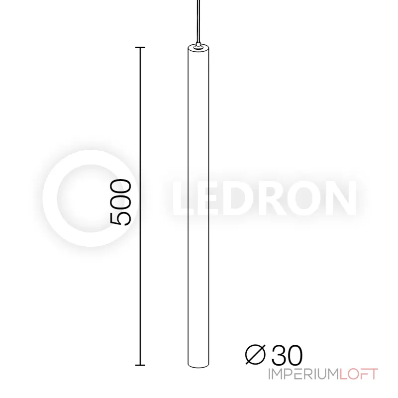 Подвесной светильник Ledron HL012-8 Black