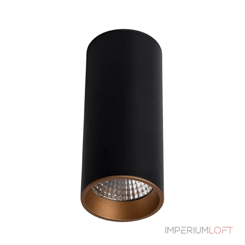 Накладной светодиодный светильник Ledron SLC7392/12W Black-Gold