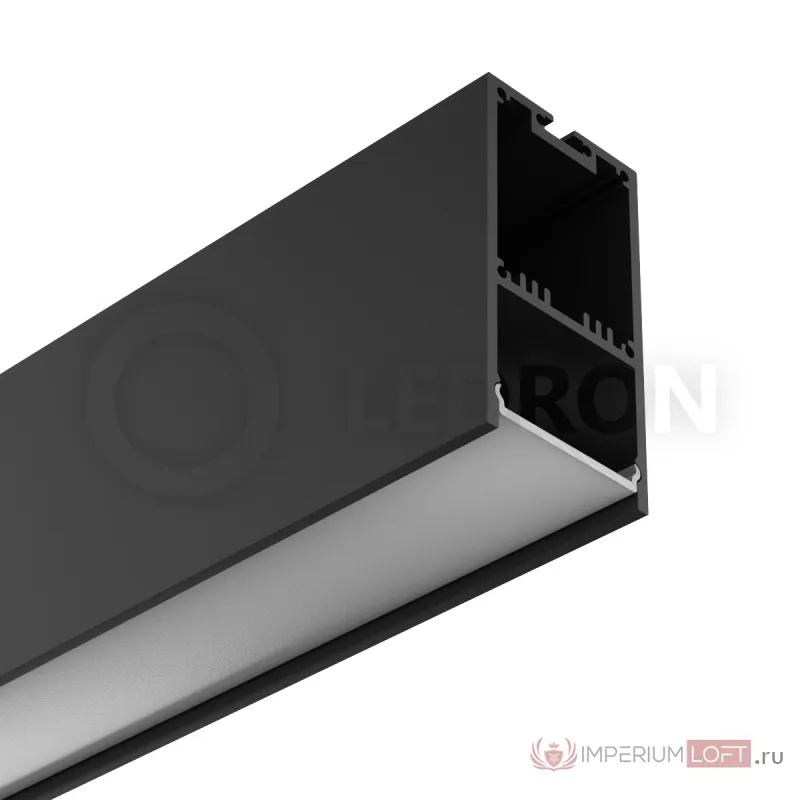 Накладной профиль для светодиодных лент 3667 Black (13306B) от ImperiumLoft