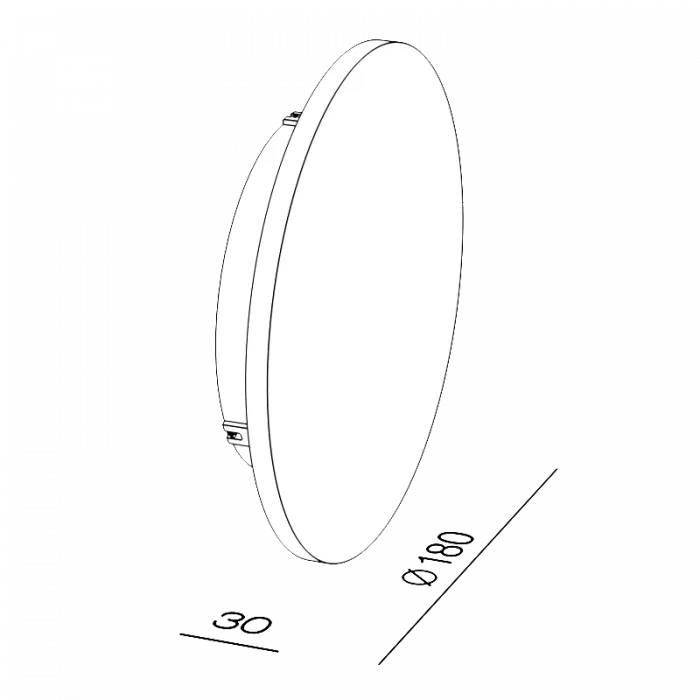 Светодиодное бра LeDron 8663L Alum от ImperiumLoft