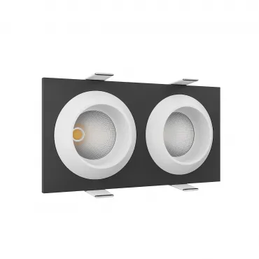 Встраиваемый светодиодный светильник LeDron GIZA MINI SQ 2 Black/White