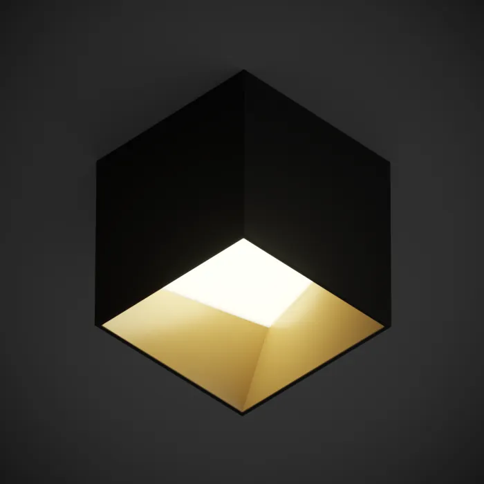 Накладной светодиодный светильник Ledron SKY OK Black-Gold от ImperiumLoft