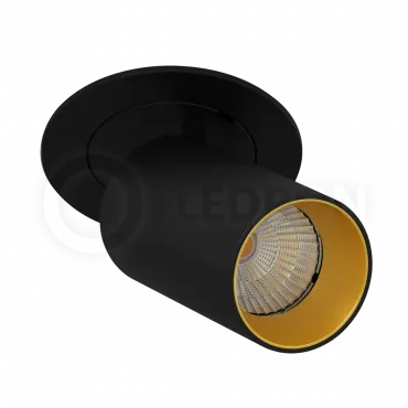 Встраиваемый поворотный светильник LeDron DANNY MINI S 40 Black-Gold от ImperiumLoft