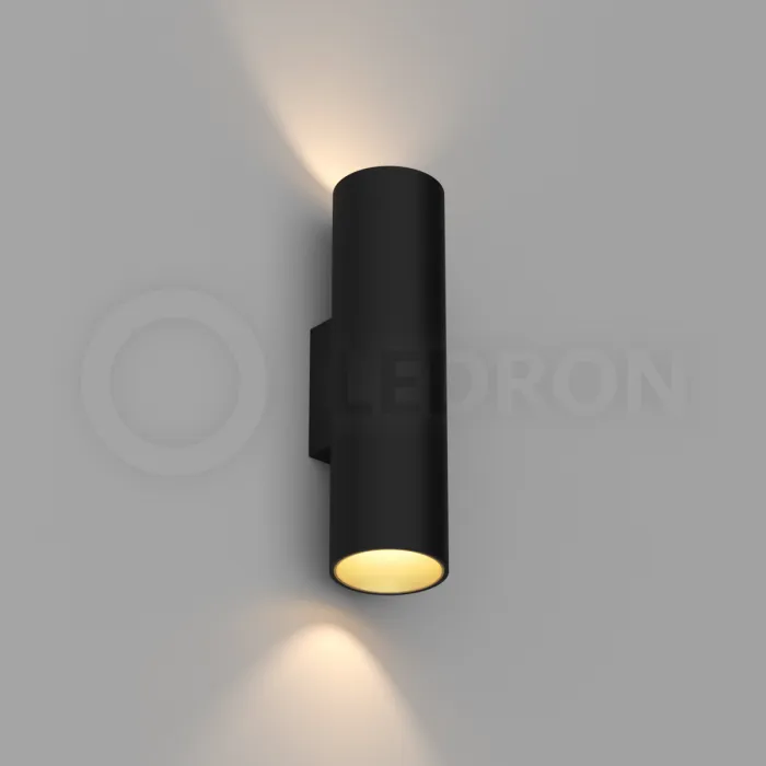 Светодиодное бра Ledron Danny mini 2 WS-GU10 Black-Gold от ImperiumLoft