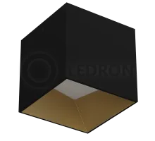 Накладной светодиодный светильник Ledron SKY OK Black-Gold