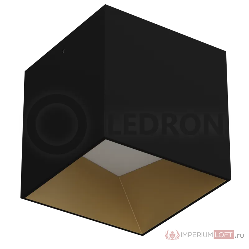 Накладной светодиодный светильник Ledron SKY OK Black-Gold от ImperiumLoft