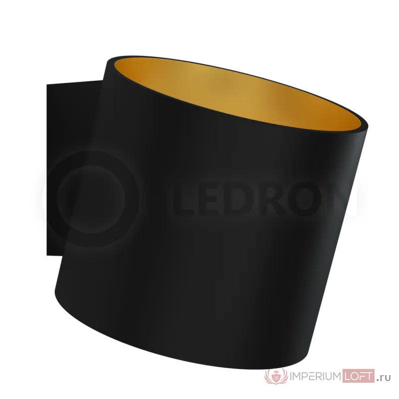Светодиодное бра LeDron COME Black-Gold от ImperiumLoft