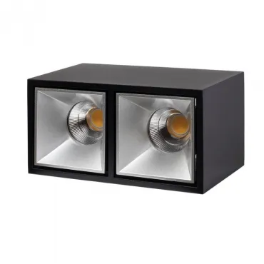 Накладной светодиодный светильник LeDron KUBING 2 Black Grey
