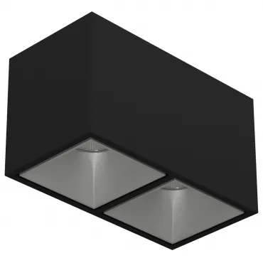 Накладной светодиодный светильник Ledron KUBING 2 Black-Grey