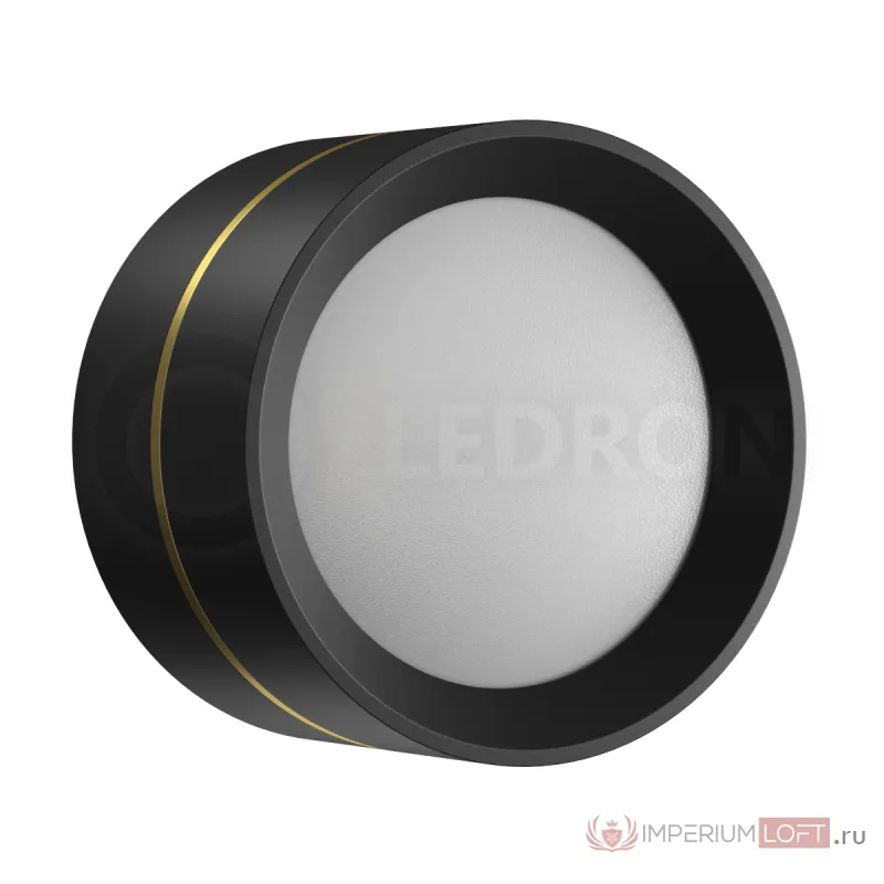 Накладной светодиодный светильник Ledron BARREL MINI Black от ImperiumLoft