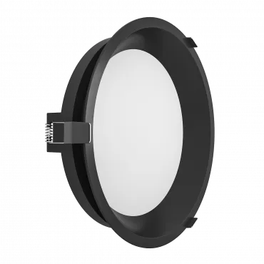 Встраиваемый светодиодный светильник LeDron UNIQUE LARGE BLACK DA-7340CR