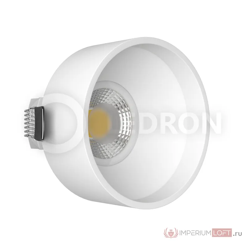 Светильник встраиваемый LeDron KEA GU10 White от ImperiumLoft