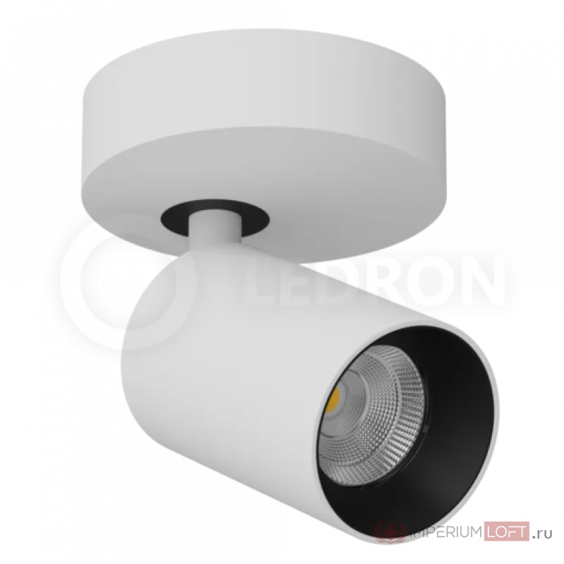 Накладной светодиодный светильник LeDron SAGITONY-R60-White-Black от ImperiumLoft
