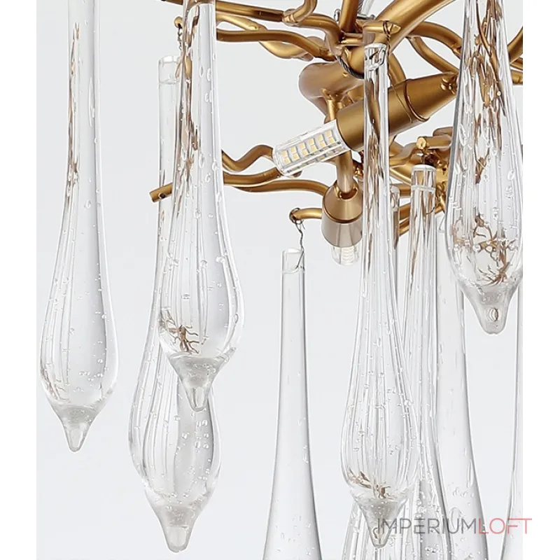 Подвесная люстра LIGHTERA Dewdrop LE302L-8G Подвесная люстра LIGHTERA Dewdrop LE302L-8G