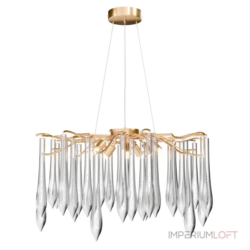 Подвесная люстра LIGHTERA Dewdrop LE302L-8G Подвесная люстра LIGHTERA Dewdrop LE302L-8G