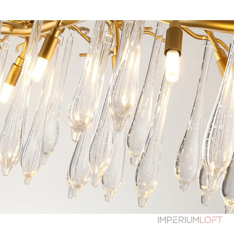 Подвесная люстра LIGHTERA Dewdrop LE302L-8G Подвесная люстра LIGHTERA Dewdrop LE302L-8G