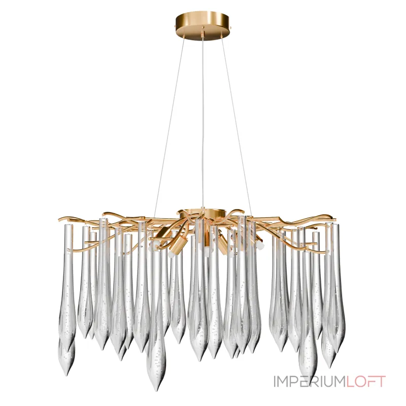 Подвесная люстра LIGHTERA Dewdrop LE302L-8G Подвесная люстра LIGHTERA Dewdrop LE302L-8G