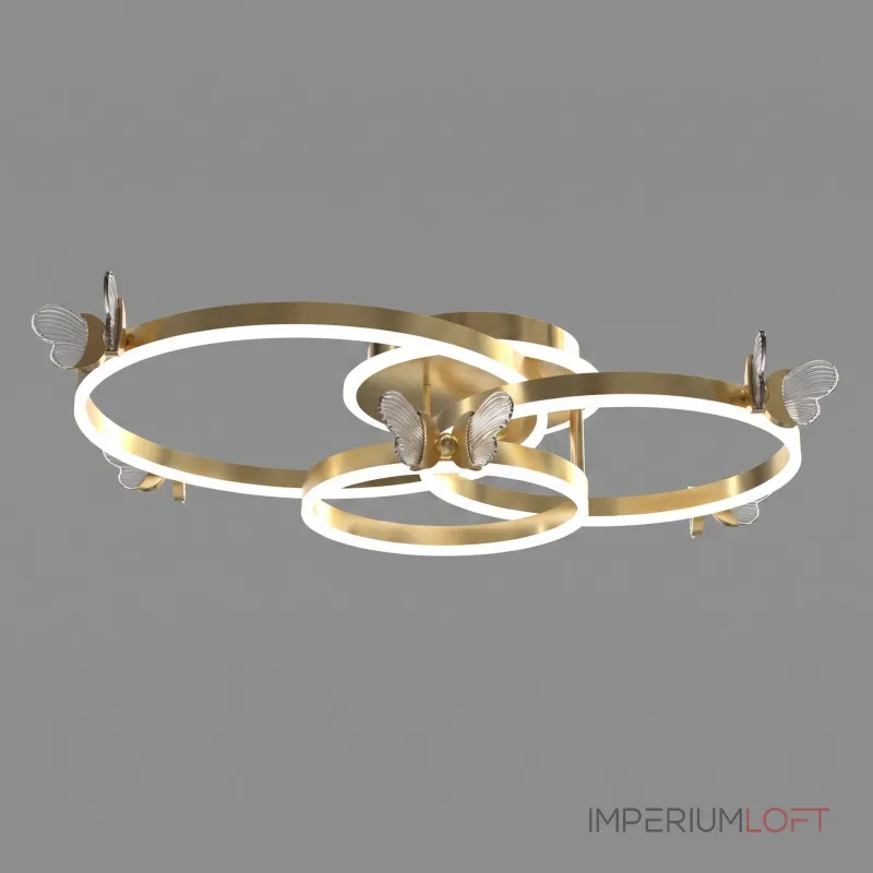 Потолочная люстра LIGHTERA Moth LE309L-3G Потолочная люстра LIGHTERA Moth LE309L-3G
