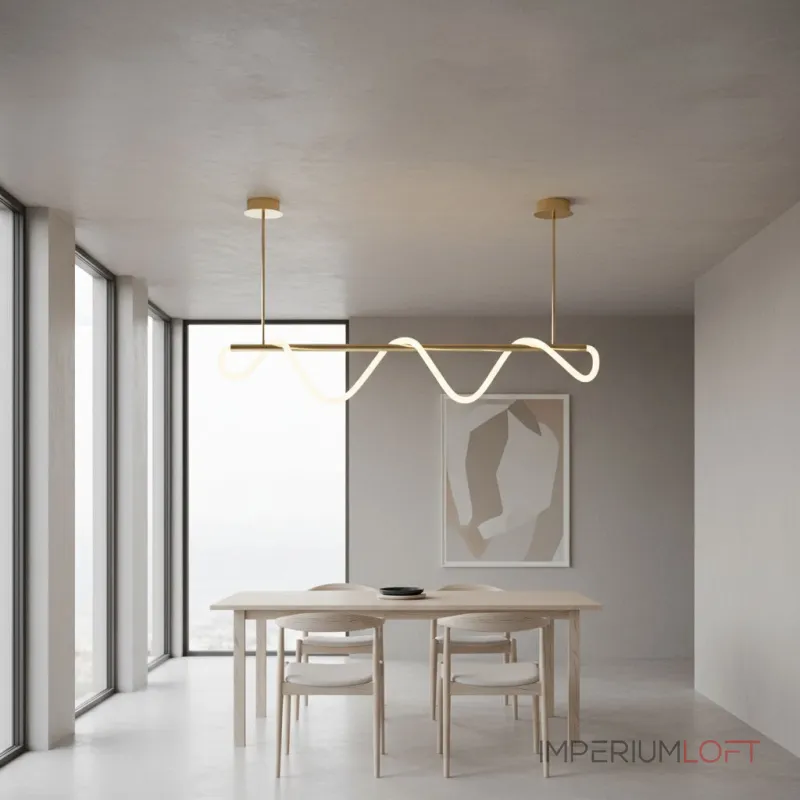 Люстра на штанге LIGHTERA Nyasa LE117L-110GA WIFI Люстра на штанге LIGHTERA Nyasa LE117L-110GA WIFI