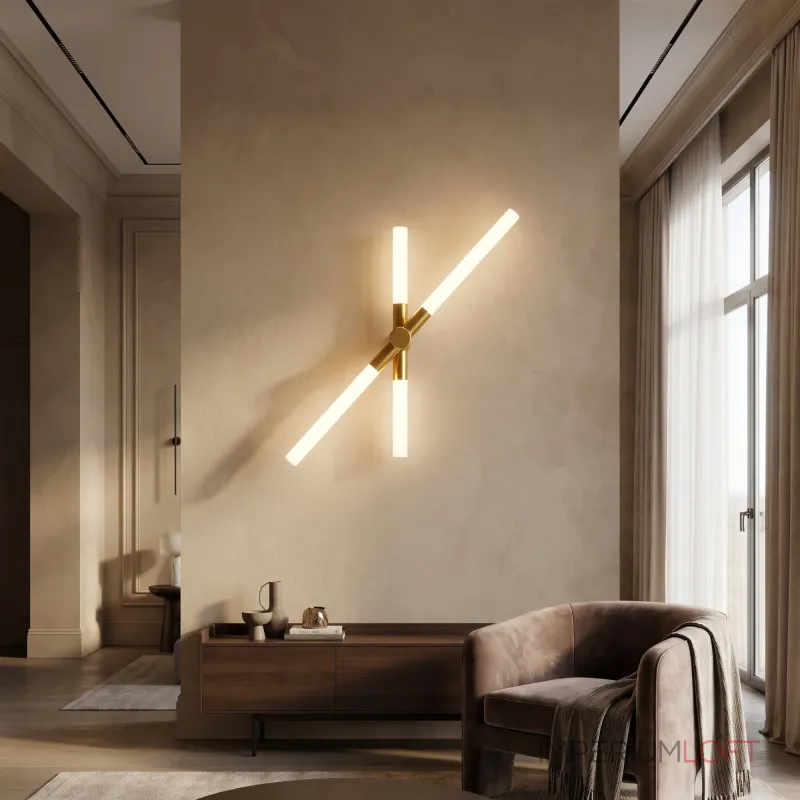 Бра LIGHTERA Glimt LE312W-2G Бра LIGHTERA Glimt LE312W-2G