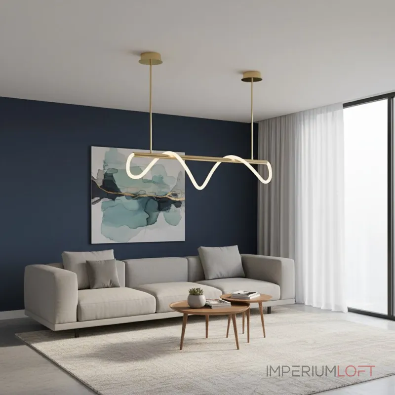 Люстра на штанге LIGHTERA Nyasa LE117L-80GA WIFI